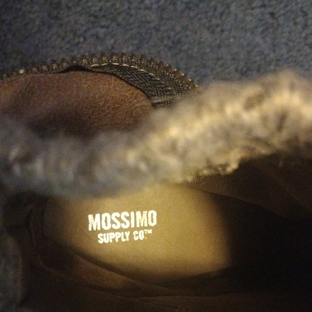 Mossimo Supply Co. Tan Heeled Boots with Knit Detail - Picture 3 of 8